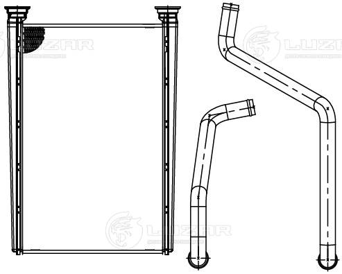 Schimbator caldura, incalzire habitaclu LRh 1525 LUZAR